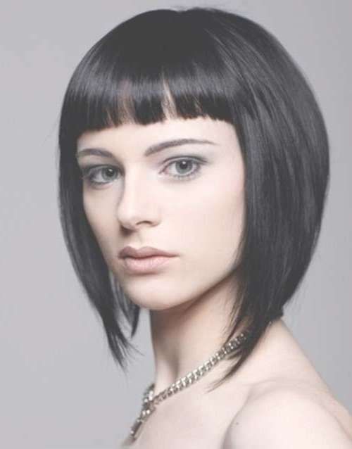15 Best Inverted Bob With Bangs | Short Hairstyles 2016 – 2017 Intended For Chinese Bob Haircuts (View 15 of 15)