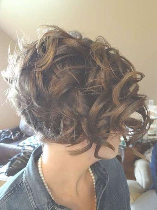 15 Short Haircuts For Curly Thick Hair | Short Hairstyles 2016 For Bob Hairstyles For Curly Thick Hair (View 6 of 15)
