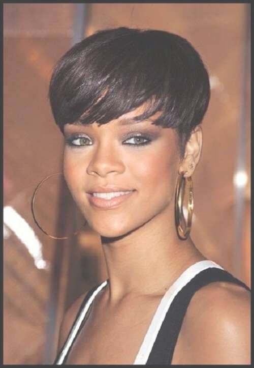 15 Short Weaves That Are Totally In Style Right Now For Bob Hairstyles For Black Women With Round Faces (View 12 of 15)
