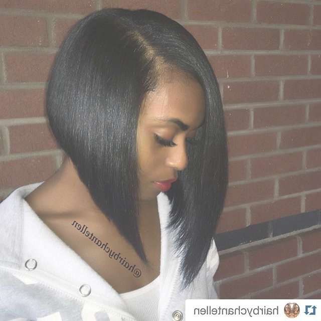 17 Trendy Bob Hairstyles For African American Women 2016 Bob With Bob Haircuts African American Women (View 11 of 15)