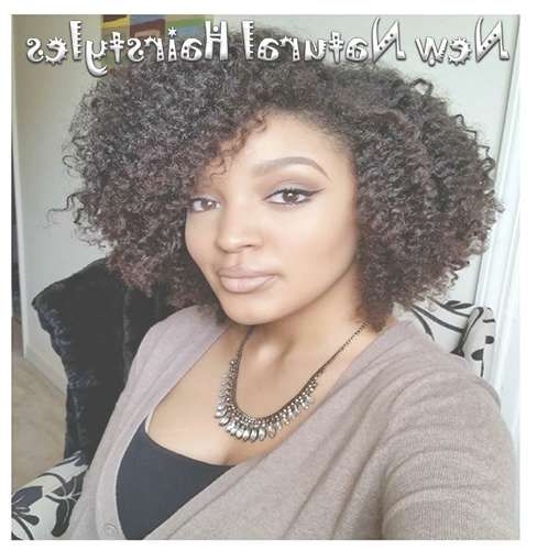 18 Natural Bob Hairstyles With Curly Hair For Black Women – New In Naturally Curly Bob Haircuts (Photo 11 of 15)
