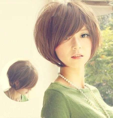 20 Popular Short Hairstyles For Asian Girls – Pretty Designs Pertaining To Asian Bob Haircuts (View 8 of 15)