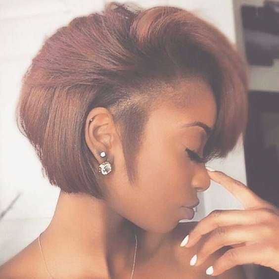 20+ Stunning Bob Haircuts And Hairstyles For Black Women – Hairiz Within Short Bob Haircuts For Black Women (View 14 of 15)