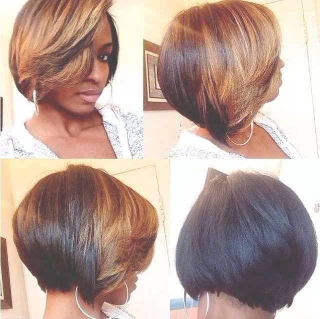 20 Trendy Bob Hairstyles For Black Women | Styles Weekly Pertaining To African American Bob Haircuts With Bangs (Photo 11 of 15)