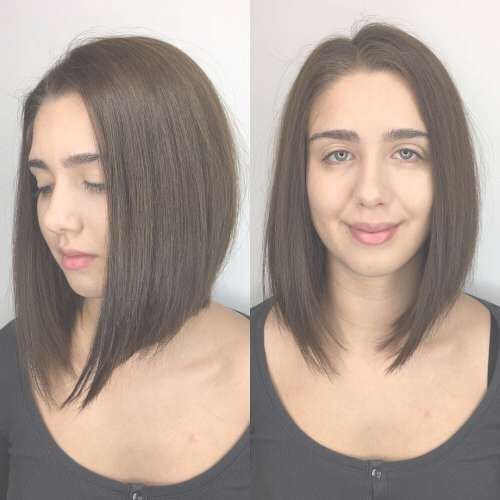 24 Best Long Bob Haircuts & Hairstyles (Updated For 2018) In Long Bob Haircuts (View 4 of 15)