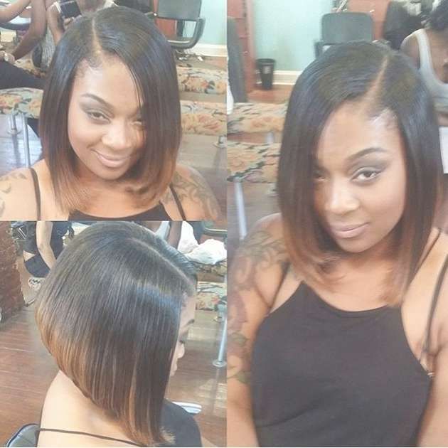 25 Cool Stylish Bob Hairstyles For Black Women – Hairstyles Weekly Regarding Long Bob Haircuts For Black Women (Photo 13 of 15)