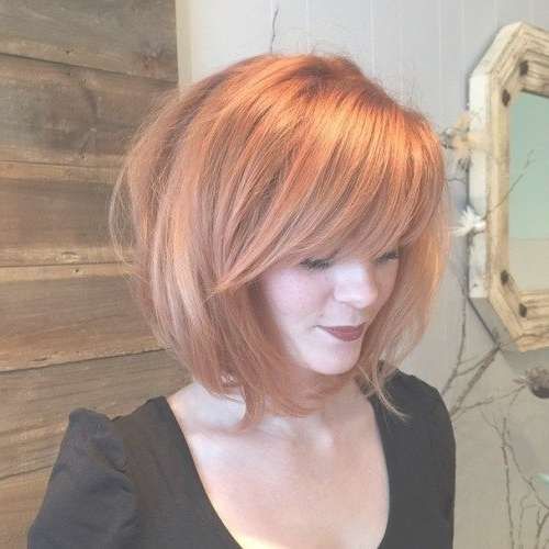 30 Layered Bob Haircuts For Weightless Textured Styles – Part 2 For Bouncy Bob Haircuts (View 14 of 15)