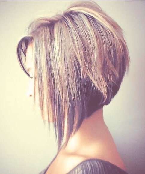 30 Super Hot Stacked Bob Haircuts: Short Hairstyles For Women 2018 In Swing Bob Hairstyles (View 7 of 15)