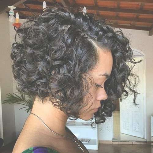 40 Different Versions Of Curly Bob Hairstyle Throughout Curly Hair Bob Haircuts (View 1 of 15)