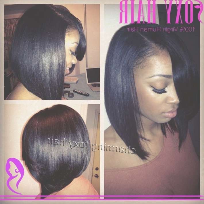 African American Bob Hairstyles 2017 Creative Hairstyle Ideas In African American Bob Haircuts With Layers (Photo 15 of 15)