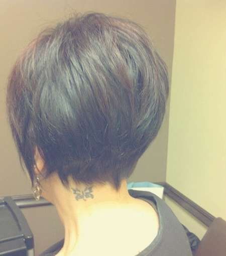 Back View Of Short Haircuts | Short Hairstyles 2016 – 2017 | Most Pertaining To Back View Of A Bob Haircuts (Photo 15 of 15)
