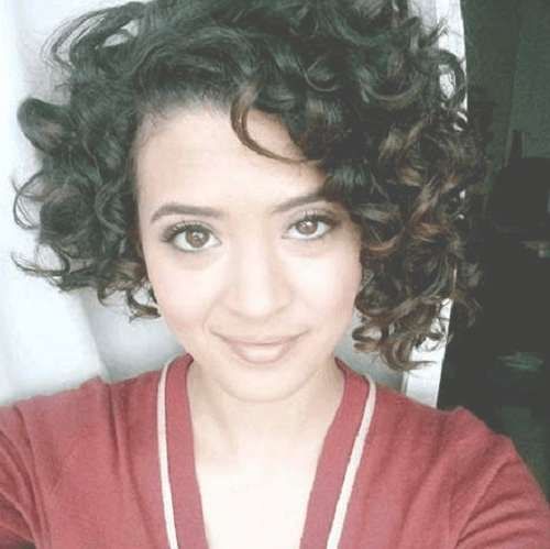 Best 25+ Curly Asymmetrical Bob Ideas On Pinterest | Short Wavy In Cute Bob Haircuts For Curly Hair (View 14 of 15)
