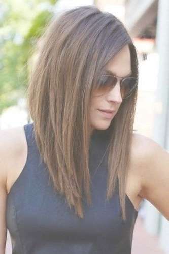 Best 25+ Long Bob With Fringe Ideas On Pinterest | Bob With Fringe Within Bob Haircuts With Long Bangs (View 11 of 15)