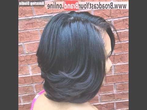 Black Layered Bob Hairstyle – Youtube Pertaining To Black Layered Bob Haircuts (Photo 2 of 15)