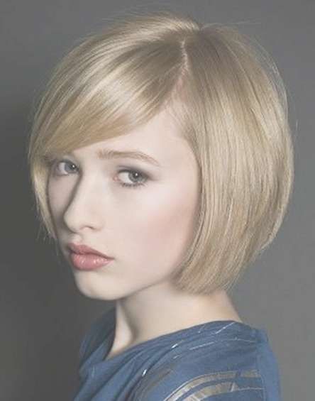 Chic Bob Haircut With Side Swept Bangs – Latest Short Hairstyle With Chic Bob Hairstyles (View 7 of 15)