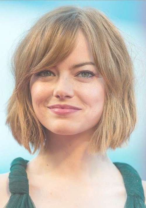 Eye Catching Bob Haircuts For Round Faces | Short Hairstyles Inside Bob Haircuts For Round Face (Photo 4 of 15)