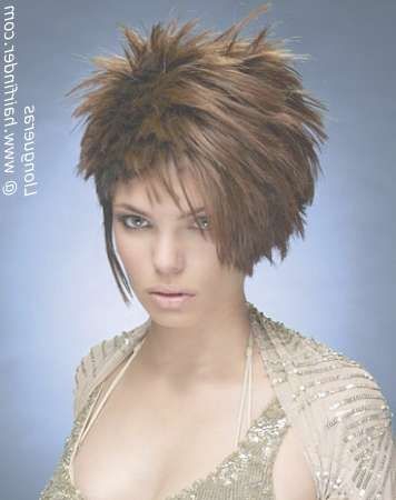 Hairstyles Popular 2012: Cool Short Spiky Haircuts For Girls Pertaining To Spiky Bob Haircuts (View 11 of 15)
