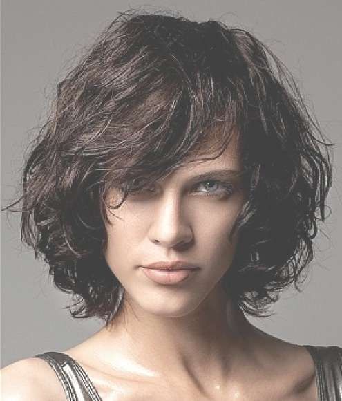 Layered Curly Bob Hairstyle – Hairstyles Weekly Intended For Layered Wavy Bob Hairstyles (Photo 6 of 15)