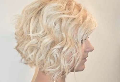 Layered Wavy Bob Hairstyles Blonde Hair Ideas Via | Medium Hair Intended For Layered Wavy Bob Hairstyles (View 8 of 15)