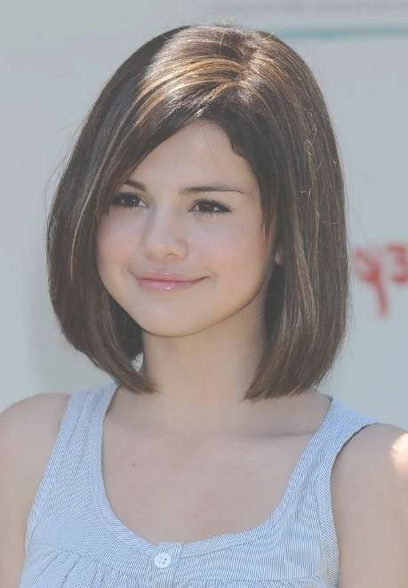 Selena Gomez Short Hair Styles: Cute Bob Haircut For Girls Within Cute Bob Haircuts For Girls (View 4 of 15)