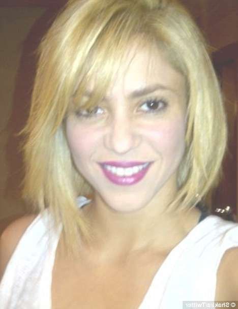 Shakira Unveils New Short Haircut On Twitter | Daily Mail Online Regarding Shakira Bob Haircuts (View 5 of 15)