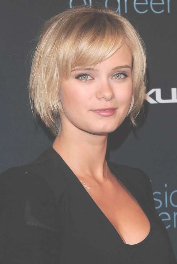 Short Bob Hairstyles With Bangs: 4 Perfect Ideas For You | Talk In Bob Haircuts With Side Swept Bangs (View 12 of 15)
