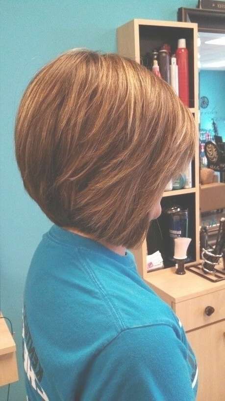 Simple Easy Daily Hairstyle For Short Hair – Stacked Bob Cut Intended For Short Layered Bob Haircuts For Thick Hair (View 9 of 15)