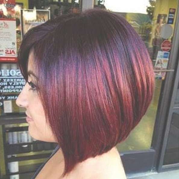 Straight Bob Haircut – Stunning New Red Hair Colour Ideas With Regard To Hair Colors For Bob Haircuts (Photo 6 of 15)