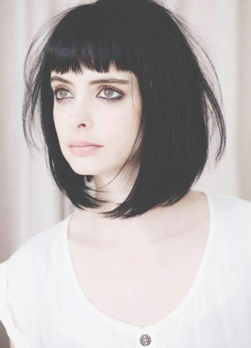 The Good Black Bob Hairstyles With Bangs – Bob Hairstyles With Bangs With Regard To Straight Bob Haircuts With Bangs (Photo 7 of 15)