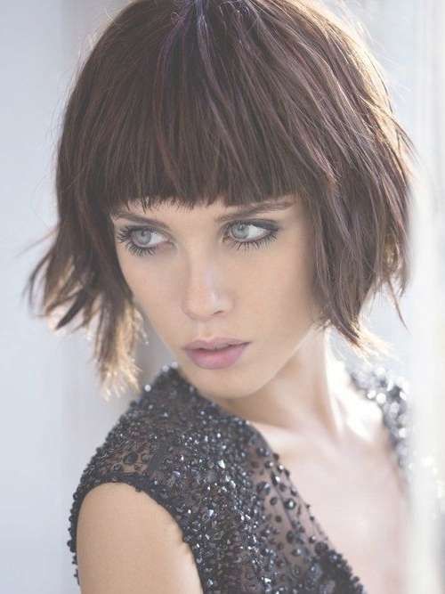15 Cute Chin Length Hairstyles For Short Hair – Popular Haircuts Intended For Jaw Bob Haircuts (Photo 19 of 25)