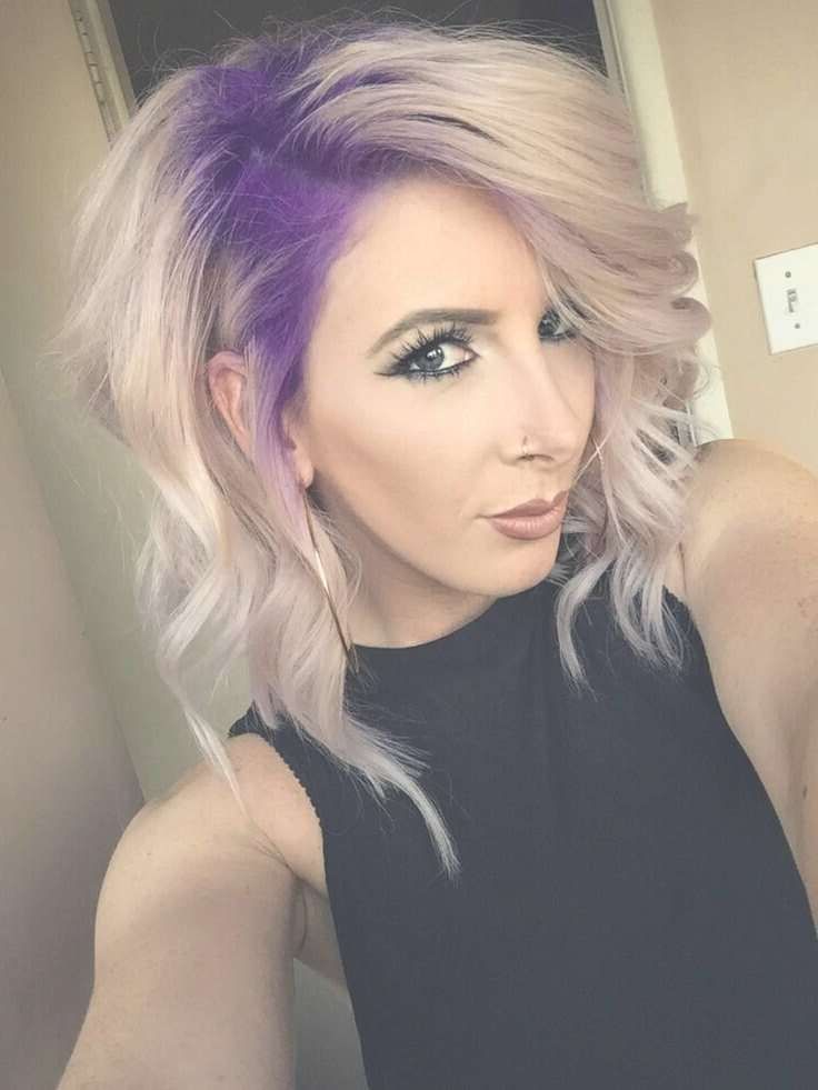 17 Stylish Hair Color Designs: Purple Hair Ideas To Try! – Popular Regarding Best And Newest Purple Medium Hairstyles (View 15 of 25)