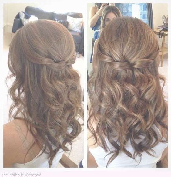 18 Elegant Hairstyles For Prom: Best Prom Hair Styles 2017 With Regard To Newest Medium Hairstyles For Formal Event (Photo 1 of 15)