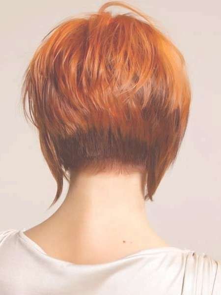 18 Short Red Haircuts: Short Hair For Summer&winter – Popular Haircuts With Regard To Bob Haircuts Shaved In Back (View 16 of 25)