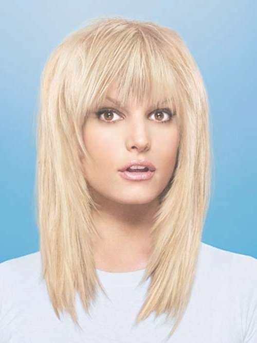 20 Best Medium Hair Cuts With Bangs | Hairstyles & Haircuts 2016 In Most Current Medium Hairstyles With Bangs And Layers (Photo 3 of 25)