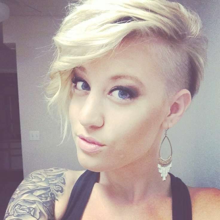 20 Spicy Edgy Hairstyles For Short Hair – Hairstyle For Women Within Most Popular Shaved And Medium Hairstyles (View 17 of 25)