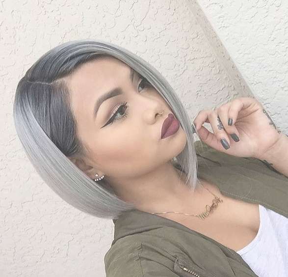 20 Trendy Gray Hairstyles – Gray Hair Trend & Balayage Hair Inside Most Up To Date Medium Haircuts For Grey Hair (View 4 of 25)