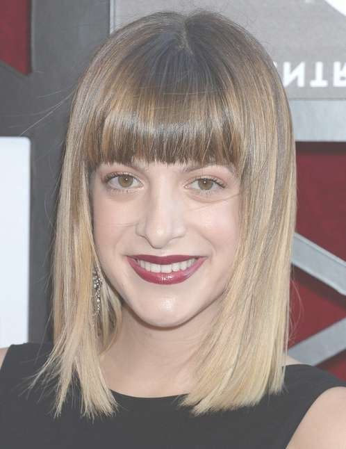 2014 Julia Stephens Medium Hairstyles: Blunt Haircut – Pretty Designs With Most Current Blunt Medium Haircuts (View 19 of 25)