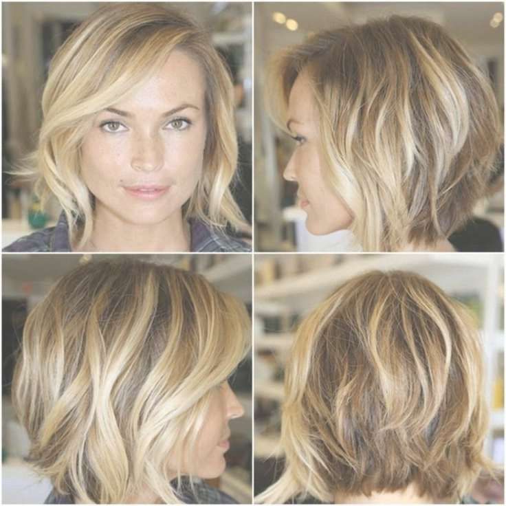 2017 Round Face Bobbed Hair Medium Length Haircuts Pertaining To Newest Medium Haircuts For Long Face (View 18 of 25)