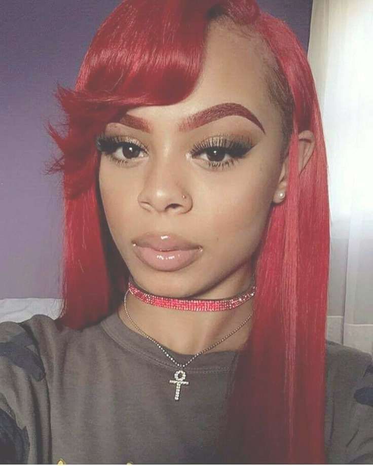 223 Best Hair Styles Images On Pinterest | Hair Dos, Black Girls Regarding 2018 Fire Red Medium Hairstyles (Photo 6 of 15)