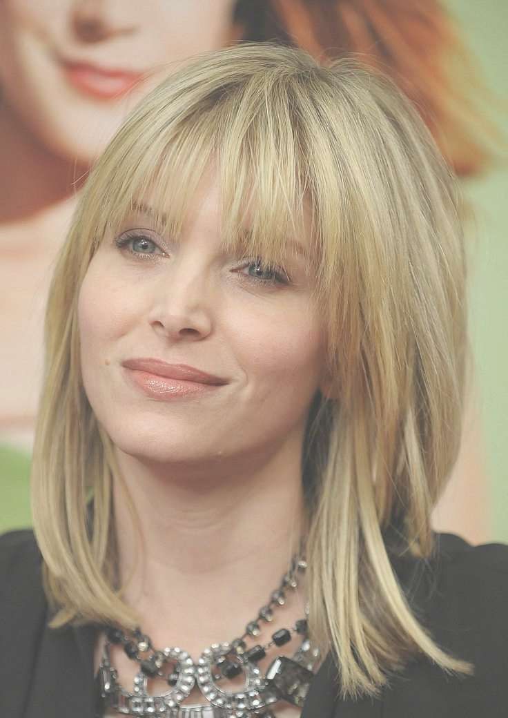 25 Beautiful Medium Length Haircuts For Round Faces » Wassup Mate With Regard To Most Popular Medium Haircuts With Bangs And Layers For Round Faces (Photo 24 of 25)