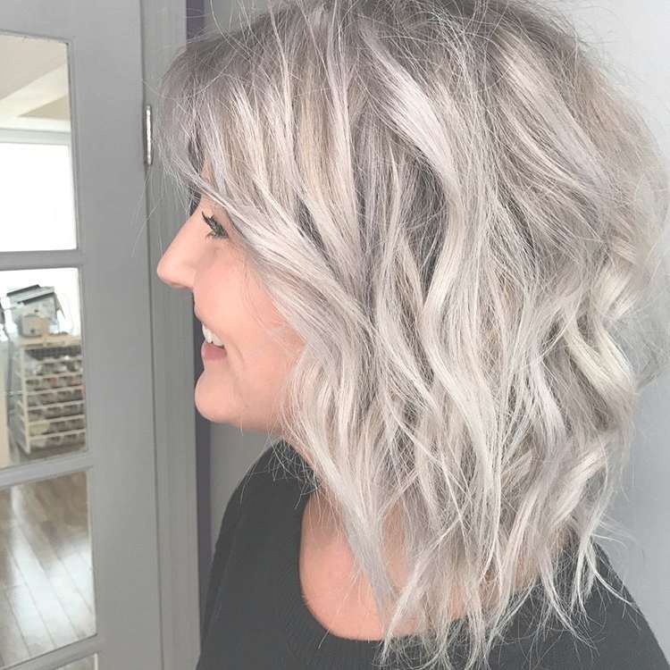 25 Exciting Medium Length Layered Haircuts – Popular Haircuts For Newest Ash Blonde Medium Hairstyles (View 7 of 15)