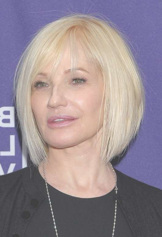 26 Simple Easy Hairstyles & Haircuts For Women Over 50 In 2018 Regarding Most Current Flattering Medium Haircuts For Round Faces (Photo 22 of 25)