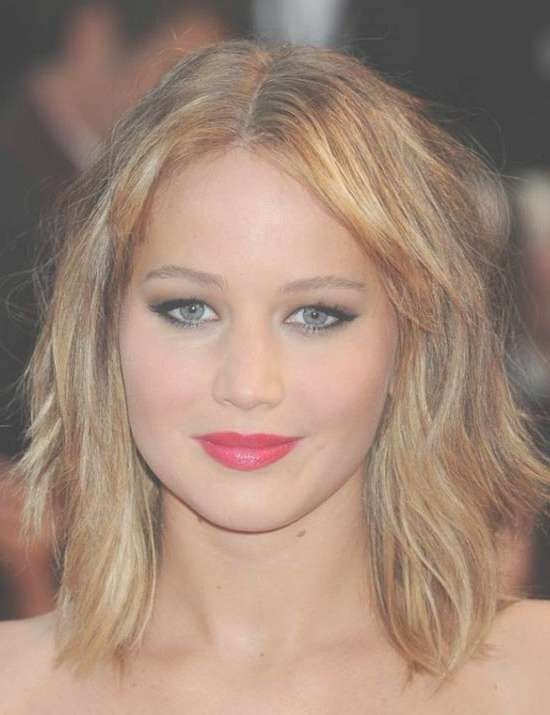 27 Inspiring Medium Length Haircuts For Thick Hair With Regard To Newest Jennifer Lawrence Medium Haircuts (View 5 of 25)