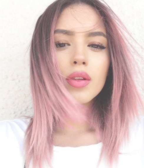 30 Pink Hairstyles Ideas For This Season For Most Current Pinks Medium Haircuts (View 5 of 25)