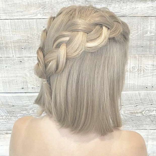 31 Half Up, Half Down Prom Hairstyles | Stayglam With Regard To Best And Newest Medium Hairstyles Half Up Half Down (Photo 21 of 25)