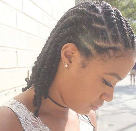 35 Gorgeous Natural Hairstyles For Medium Length Hair Regarding Latest Medium Hairstyles For Natural Black Hair (Photo 11 of 15)