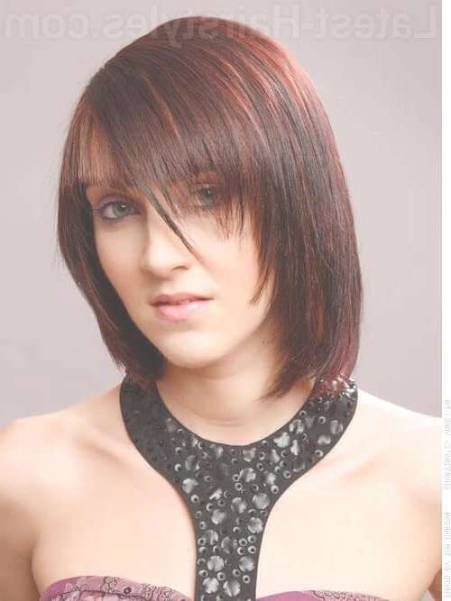 37 Chic Medium Shag Hairstyles & Haircuts For Women 2018 Inside Latest Medium Hairstyles With Bangs And Layers (Photo 19 of 25)