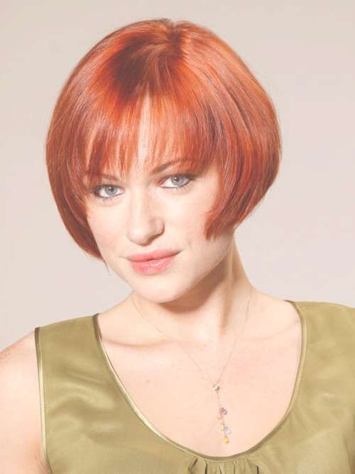 38 Bob With Bangs Hairstyle Ideas Trending For 2018 Inside Short Bob Hairstyles With Fringe (Photo 23 of 25)