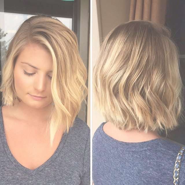 40 Most Flattering Bob Hairstyles For Round Faces 2018 With Best And Newest Flattering Medium Haircuts For Round Faces (Photo 4 of 25)