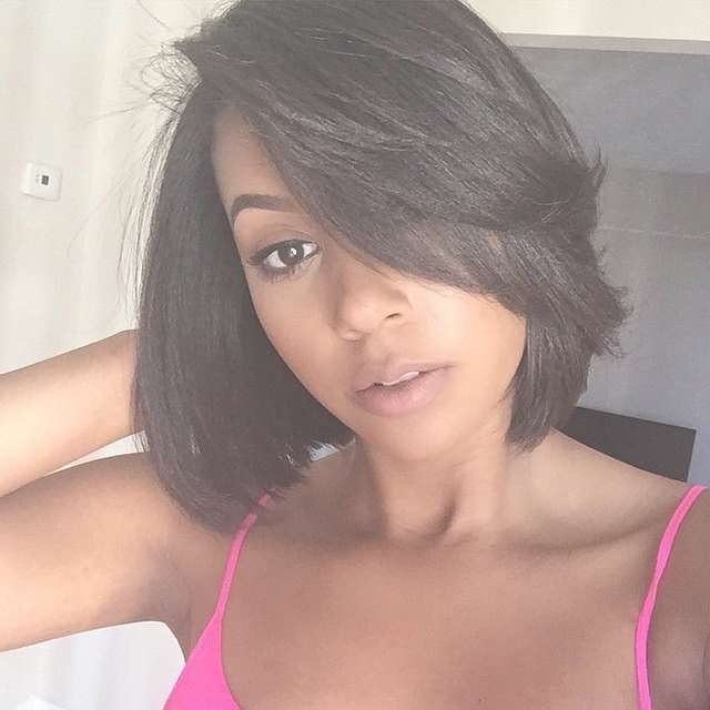 448 Best Sexy Mid Length Hair Images On Pinterest | Hair Dos Regarding 2018 Sexy Medium Haircuts For Black Women (View 14 of 25)